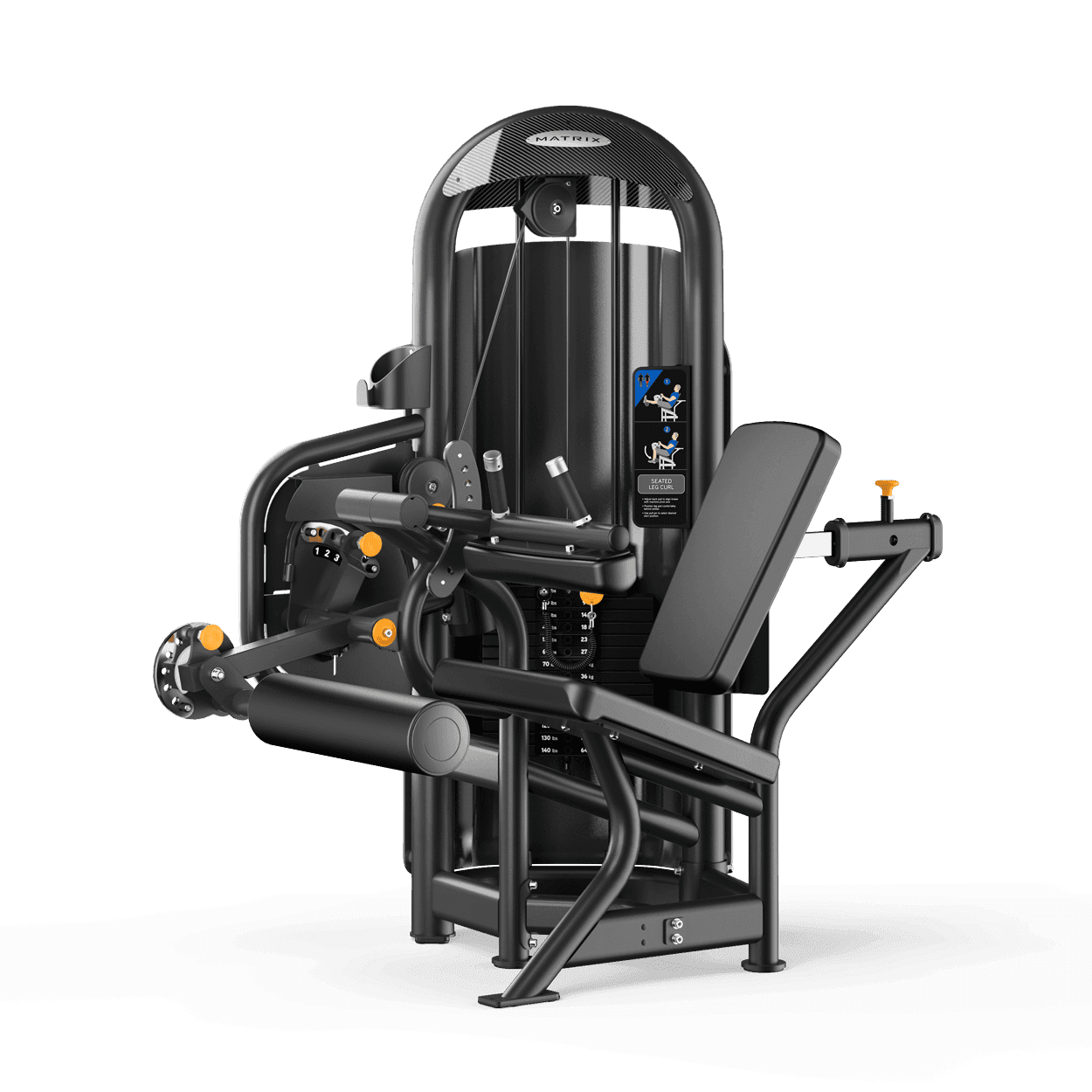 Seated leg curl